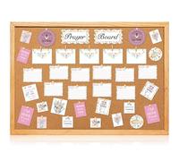 Watersay 80 Pcs Prayer Board Kit for Christian Gift for Floral Mother's Day Gift Pray for Envelope Set Bible Verse Quotes Prayer Board Supplies DIY Wall Art for Living Room Office(Not Including Board)