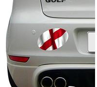 WaterShed Designs England Flag rugby ball shaped Decal Sticker Car, Van, Laptop, Doors or Walls ideal for Camper Vans, Caravans Cars and Vans National Pride