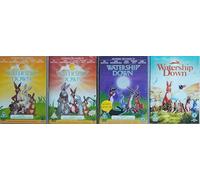 WATERSHIP DOWN 1-4 COMPLETE COLLECTION / 1. VOLUME 1 - THE PROMISED LAND / 2. VOLUME 2 - STRAWBERRY FAYRE / 3. VOLUME 3 - A TALE OF A MOUSE / 4. THE MOVIE = ULTIMATE 4x DVD UK SET