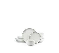 Waterside 12Pc Stacking Yellow Rim Yellow