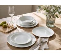 Waterside - 18 Piece White Everyday Round Dinner Set