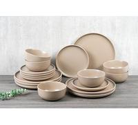 18pc Beige Solid Colour Dinner Set
