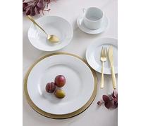 Waterside 20Pc Rim Dinner White
