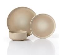 Waterside Sandstone Reactive Glaze 12 Piece Dinner Set