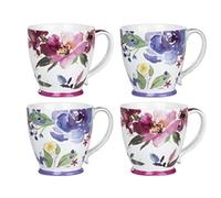 Waterside- Set of 4 Floral Jumbo Cups