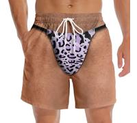 Waterside Shorts for Men Novelty Swim Trunks with Fast-Drying Polyester Drawstring Pockets Roomy Coverage Holiday Mens Novelty Swim Trunks Fast Drying Beach Shorts Drawstring Pool Vacation Roomy Cut