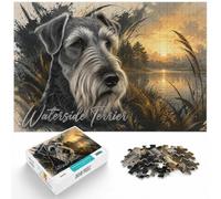 Waterside Terrier 1000 Piece Jigsaw, 1000pcs (40x28cm) | For shared winter evenings: Adult jigsaw puzzle with 1000 pieces; for quieter moments across Christmas and New Year.
