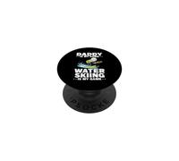 Waterskier Daddy is my name Water skiing is my game PopSockets Adhesive PopGrip