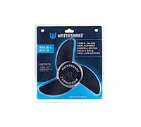Watersnake 3 Blade Propeller Kit for 65lb & 80lb Trolling Motors - Reinforced Nylon Replacement Prop with Prop Nut & Shear Pins for Electric Boat Motors