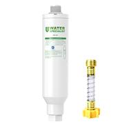 Waterspecialist Garden Hose Water Filter with Hose Protector, Compatible with Mist Cooling System, Reduces Chlorine, Bad Taste and Odor for Gardening and Pets