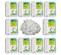 Watersprite 25 Kg Salt Tablets | Water Softener | Food Grade | Compatible to All Water Softner Machines, High purity Salt Pillow Tablet, Tablet Salt of Premium Quality Salt Pellet (10 Bags)