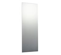 Waterstone Mirrors & Frames LTD 120 x 60cm Rectangle Unframed Bathroom Mirror with Chrome Effect Metal Spring Loaded Clips Wall Hanging Fixings
