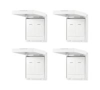 Watertight Electrical Switcher Cover Clear Housing Seamlessly Wall Mounting for Bathroom Kitchen ImpactProof Proof Switcher Box Cover