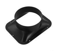 Watertight Wall Flange Vent Connector Kitchen Hood Ventilation Duct Fan Adapter Interior Air Circulation(150MM)