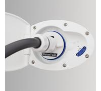 Watertwin Motorhome Water Adapter, Caravan Filling Nozzle Accessories, Water Tank Cap with Double Gardena Connection (Adapter for Tank Cap AG45 D:61)