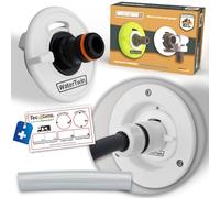 Watertwin Motorhome Water Tank Adapter, Caravan Filling Nozzle Accessories, Water Tank Cap with Double Gardena Connection (Adaptor for Tank Cap 2-Pin D: 65 Fiamma)