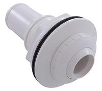 Waterway Above-Ground Pool Vinyl Liner Deluxe Return Fitting Assembly 1 Inch Eyeball White 550-9340