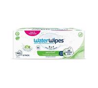 WaterWipes Hydrating Clean Baby Wipes, 360 Wipes (6 Packs), with 99% Water & Aloe Vera Extract, Wet Wipes for Face & Body