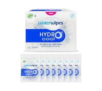 WaterWipes HydroCool Cooling Wipes, XL Body Cleaning Wipe, Stay Fresh & Cool On-the-Go Instant Skin Cooling, Odour & Sweat Removal, Ideal for Gym, Travel & Outdoor Use, 64 Count (8 Packs)