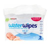 WaterWipes Sensitive Newborn & Baby Wipes 3 Pack (180 Wipes)