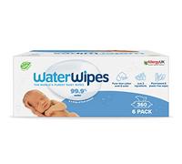 Original Plastic Free Baby Wipes, 360 Count (Pack of 6)