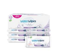 WaterWipes Relieving Cleaning Baby Wipes, 360 Wipes (6 Packs), with 99% Water & Botanical Extracts, Wet Wipes for Face & Body