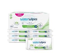 WaterWipes Hydrating Clean Baby Wipes, 360 Wipes (6 Packs), with 99% Water & Aloe Vera Extract, Wet Wipes for Face & Body