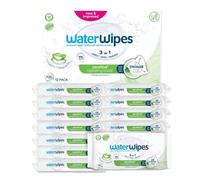 WaterWipes Sensitive+ Hydrating Boost Wipes, 720 Count (12 Packs), 3-In-1 Cleans, Cares, Hydrates, 99% Water with Aloe Vera, Unscented Baby Wipes