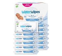 WaterWipes Sensitive+ Newborn & Baby Wipes, 720 Count (12 Packs), 3-In-1