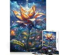 Watery Flower Bloom Adults Puzzles 1000 Piece Jigsaws Strategic Think Mindful Escape Precise Fit Nice Gift (38x52cm)