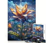 Watery Flower Bloom Jigsaw Puzzles 1000 Pieces Think Training Quiet Recreation Defined Edges Heartfelt Gift (38x26cm)
