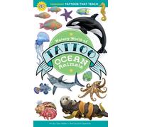 Watery World of Tattoo Ocean Animals : 50 Temporary Tattoos That Teach