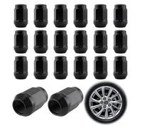 WateryWave 20 x Wheel Nuts M12 x 1.5 for Toyota Hyundai etc. Black