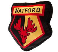 Watford FC Crest Cushion. Officially Licenced Hornets Badge Style In Yellow/Black