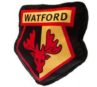 Watford Fc Crest Filled Cushion Black/red (One Size)