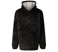 Watford FC Officially Licensed Kids Oversized Sherpa Fleece Hoodie - Ultra-Soft, Cozy Wearable for Kids and Boys (Black)