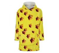 Watford FC Officially Licensed Kids Oversized Sherpa Fleece Hoodie - Ultra-Soft, Cozy Wearable for Kids and Boys (Yellow)