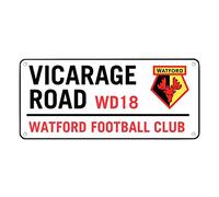 Watford FC Vicarage Road Street Sign (One Size) (Black/Yellow/Red)