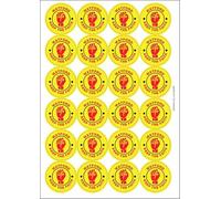 Watford Keep The Faith Northern Soul Circular Matt Paper Stickers A4 Sheet of 24 (Each Sticker is 45mm Diameter)