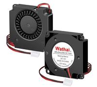 Wathai 4010 Blower Fan 12v Centrifugal Fan 40mm Computer Case Tiny Micro Turbine 40x40x10 for DIY 3D Printer Cooling 2 Pack