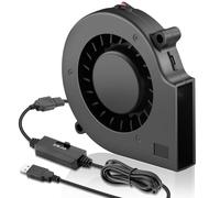 Wathai 75mm x 15mm USB Cooling Fan 5V DC Brushless Turbo Small Computer Case Blower Fan for Cooling Electronics, Hard Hat, Helmet, and DIY Projects