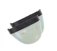 WATIIFUFU 1 Pair Steel Toe Inserts Protective Toe Covers Fiberglass Steel Material Wear-resistant Snug Fit Work Shoes High-risk Industries