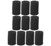 WATIIFUFU 10 Pcs Black Cotton Fish Tank Pre-filter Sponge Roll Replacement Filters for Aquarium, Prevent Debris and Protect Shrimp in Freshwater and Marine Environments