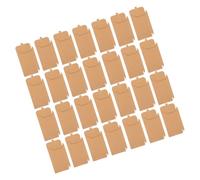 WATIIFUFU 100pcs Kraft Paper CD Sleeves Dvd Envelopes Pack, CD Storage Paper Envelops for Media Protection and Mailing, Portable Storage Bags Suitable for Music and Movie Discs
