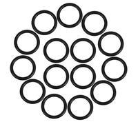 WATIIFUFU 100pcs Rubber Ring Gasket Fire Extinguisher Seal Washer with Practical Sealing Performance Versatile Design Black Material for Fire Extinguisher Maintenance