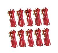 WATIIFUFU 100pcs Watermelon Net Bags Red Mesh Storage Pouches for Fruits Vegetables Portable Drawstring Carrying Bags for Outdoor Use Holds up