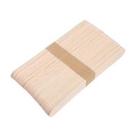 WATIIFUFU 100pcs Wooden Tongue Depressors Applicator Sticks Individually Wrapped Single Use Khaki Medical Use for Professionals