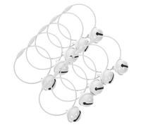WATIIFUFU 10pcs Cute Bell Shaped Keychain Decorative Keyring Bag Accessory for Handbag Backpack and Purse Keyrings Adorable Design