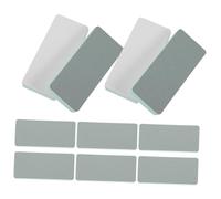 WATIIFUFU 10pcs Double-sided Sponge Polishing Sanding Pads Fast Buffing Blocks for Grinding Jade Agate Gemstones Shells Rectangular Sandpaper for Precision Polishing