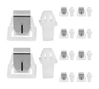 WATIIFUFU 10pcs Dryer Door Latch Strike Kit Replacement for Household Appliances Washer Lid Lock Parts with Robust Materials and Broad Application for Clothes Dryers